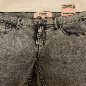 PINK Limited Edition Dark Wash Skinnies